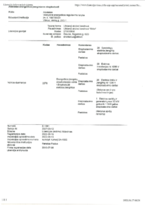 Atestatas energetikos įrenginiams eksploatuoti